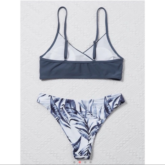 NEW Blue Floral Swimsuit - Picture 4 of 4